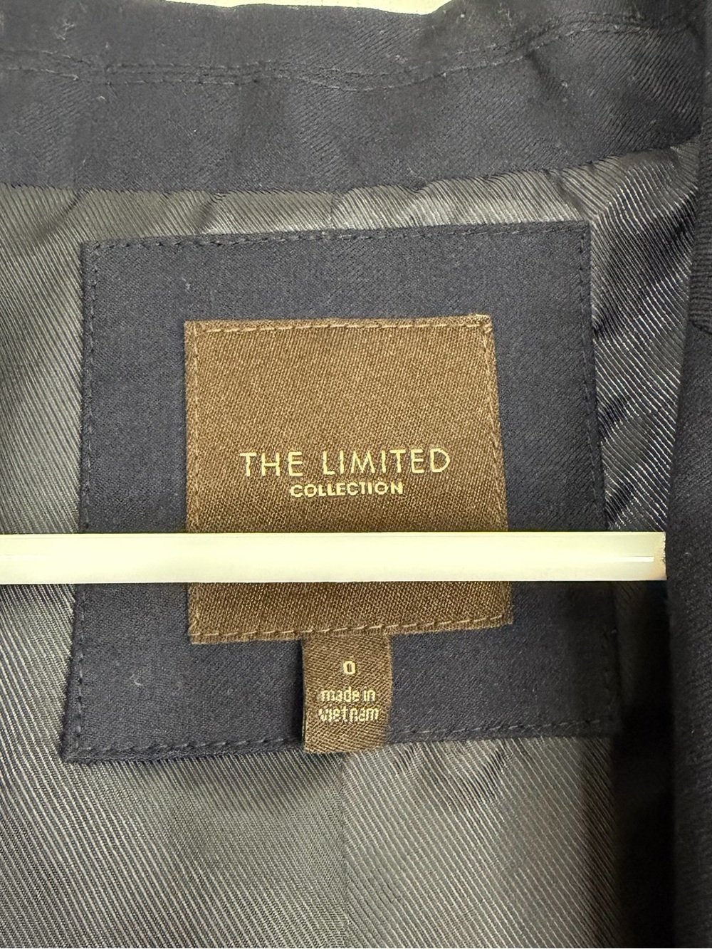 The Limited Navy Tailored Women's Blazer - Picture 3 of 3